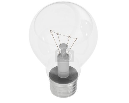 Photo for Light bulb isolated on white background - Royalty Free Image