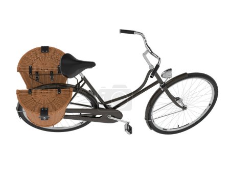 Photo for Classic lady bike with baskets - Royalty Free Image