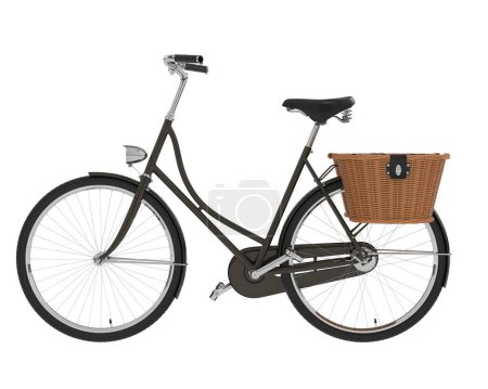 Photo for Classic lady bike with baskets - Royalty Free Image