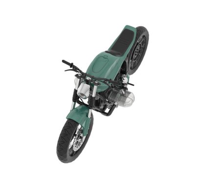 Téléchargez les photos : Luxueuse moto isolée sur fond blanc - en image libre de droit