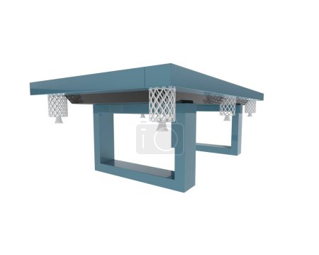 Foto de Ilustración 3D de una mesa de billar - Imagen libre de derechos