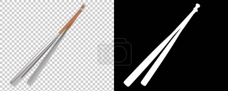 Téléchargez les photos : Bâton de baseball icône, style dessin animé - en image libre de droit
