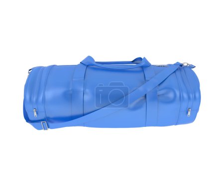 Photo for Sport bag isolated on white background. 3d rendering - illustration - Royalty Free Image