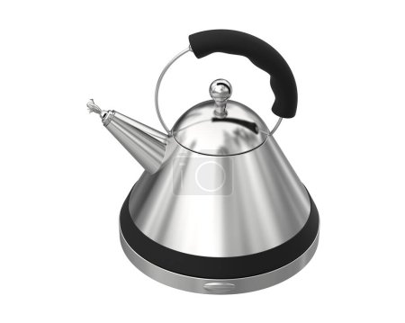 Téléchargez les photos : Teapot isolated on white background. 3d rendering - en image libre de droit