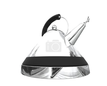 Téléchargez les photos : Teapot isolated on white background. 3d rendering - en image libre de droit