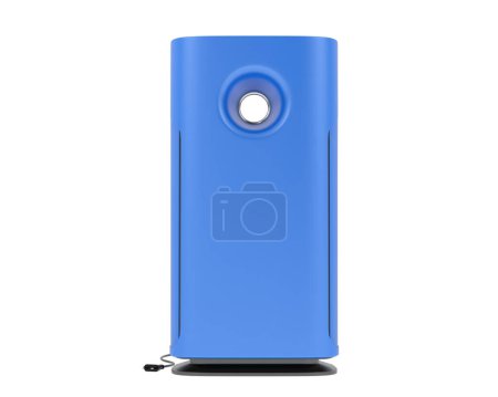 Photo for Air purifier isolated on background. 3d rendering - Royalty Free Image