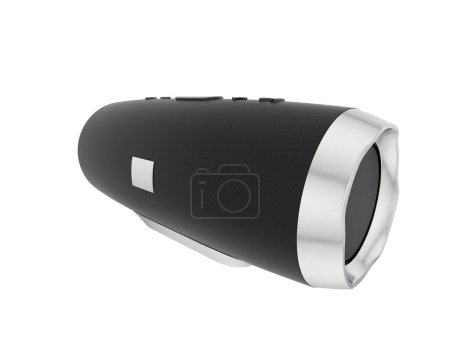 Photo for Portable speaker on white background - Royalty Free Image