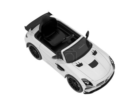 Photo for Toy car on white background - Royalty Free Image