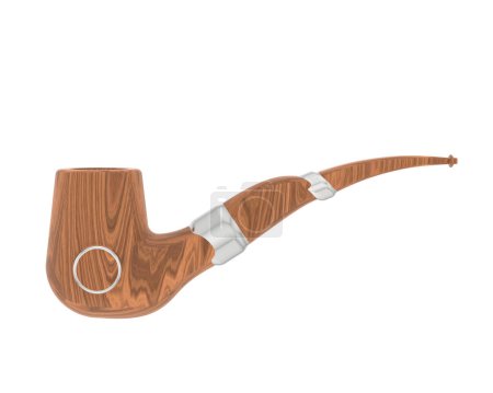 Téléchargez les photos : Tube de tabac isolé sur fond. rendu 3d - illustration - en image libre de droit