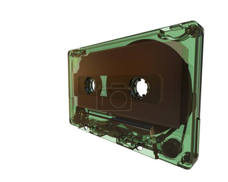 Foto de Casete de cinta aislado sobre fondo blanco - Imagen libre de derechos