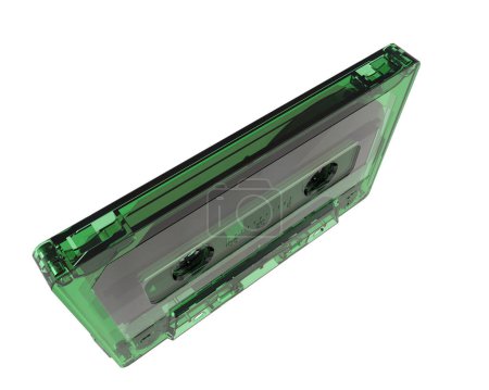 Bandkassette isoliert auf weißem Hintergrund 