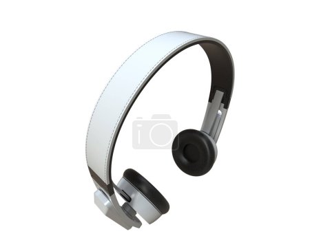 Photo for Headphones isolated on white background - Royalty Free Image