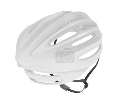 Photo for Bicycle helmet isolated on white - Royalty Free Image