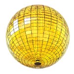 Disco ball isolated on background. 3d rendering- illustration