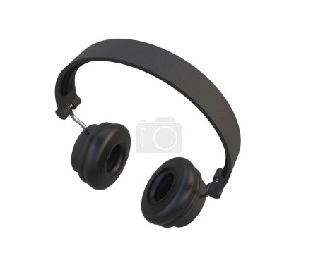 Photo for Headphones isolated on white background - Royalty Free Image