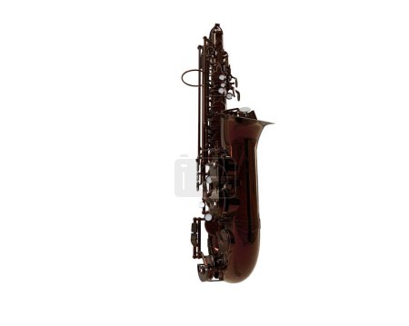 Photo for Saxophone isolated on white background - Royalty Free Image