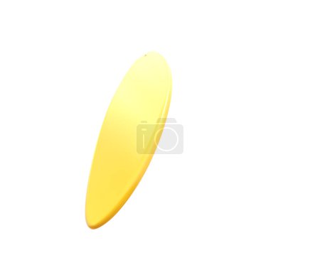 Photo for Surf board isolated on  background. 3d rendering - illustration - Royalty Free Image