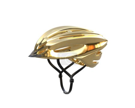 Photo for Bicycle helmet isolated on white - Royalty Free Image