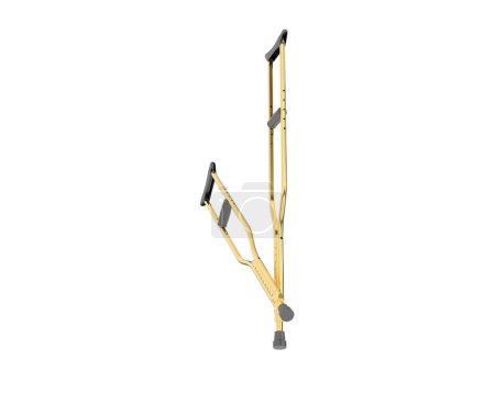 Photo for Crutches isolated on white background - Royalty Free Image