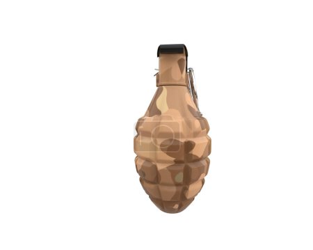 Photo for Grenade isolated on white background - Royalty Free Image