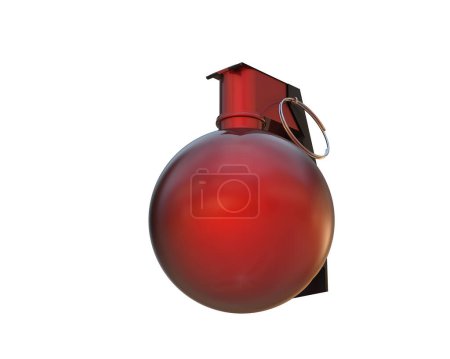 Téléchargez les photos : Grenade isolée sur fond blanc - en image libre de droit