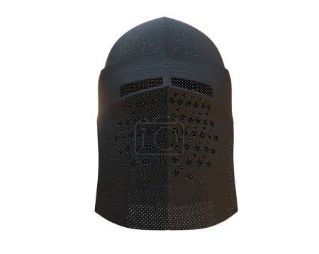 Photo for Gladiator's Helmet on white background - Royalty Free Image