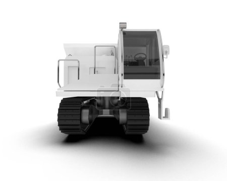 Téléchargez les photos : Camion moderne isolé sur fond blanc illustration 3 d - en image libre de droit