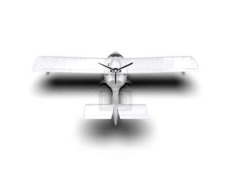 Foto de Aviones aislados sobre fondo blanco. representación 3d - ilustración - Imagen libre de derechos