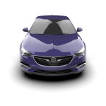 Modern Car isolated on background. 3d rendering illustration