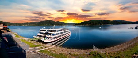 Photo for Shipping on the Edersee, Germany - Royalty Free Image