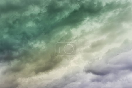 Abstract photo of a stormy sky, creative background concept