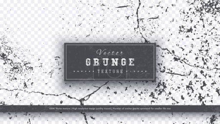 6 Grunge Crack Textures. Vector Background. Adding Vintage Style and Wear to Illustrations and Objects. Vector eps 10.