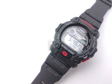 Photo for Malaysia,30 May 2022 : Casio Men's G7900-1 G-Shock isolated on white background. - Royalty Free Image