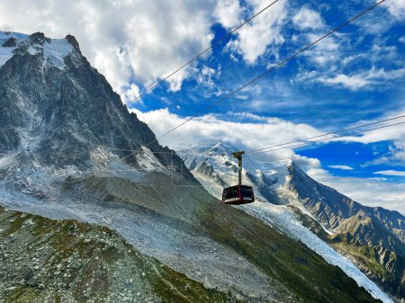 Tal des Eises: Gletscher Aiguille Du Midi in Grand Balcon, Chamonix, Frankreich