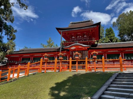 Buddhist Tranquility: Nara Temple Pagoda and Harmonious Garden, Kyoto, Japan