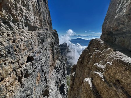 Epic Elevation: Exposed Via Ferrata Adventure in Adamello Brenta, Bocchette, Dolomites