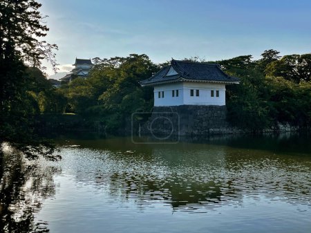 Exploration des anciens murs du château d'Odawara à Kanagawa, Japon