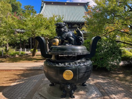 Wächter von Gotokuji: Tokyo Gotokuji Cat Tempel in Shimokitazawa, Japan