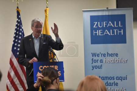 Téléchargez les photos : (NEW) Governor Phil Murphy Highlights Expanded Eligibility for NJ FamilyCare Health Care Coverage as Administration Continues Efforts to Cover All Kids. January 18, 2023, Morristown, New Jersey, USA - en image libre de droit