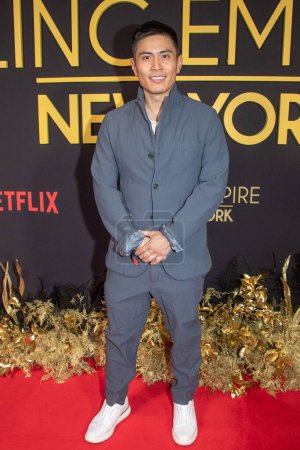 Photo for Netflix hosts Bling Empire: New York Launch Event. January 18, 2023, New York, New York, USA: Bing Chen attends Netflix hosts Bling Empire: New York Launch Event at House Of Red Pearl on January 18, 2023 in New York City. - Royalty Free Image