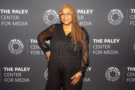 Photo for The Storytellers: Preserving The Legacy Of Iconic Black Musicians. February 16, 2023, New York, New York, USA: Director Lisa Cortes attends 'The Storytellers: Preserving The Legacy Of Iconic Black Musicians' at The Paley Museum - Royalty Free Image