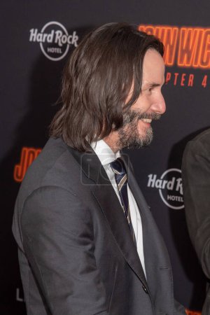 Photo for March 15, 2023, New York, New York, USA: Keanu Reeves attends Lionsgate's John Wick: Chapter 4 screening at AMC Lincoln Square Theater on March 15, 2023 in New York City. - Royalty Free Image