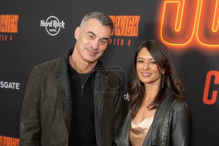 Photo for March 15, 2023, New York, New York, USA: Chad Stahelski (L) attends Lionsgate's John Wick: Chapter 4 screening at AMC Lincoln Square Theater on March 15, 2023 in New York City. - Royalty Free Image