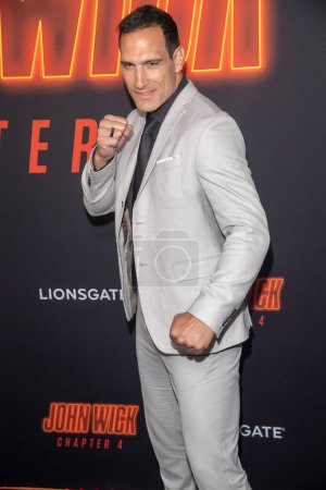 Photo for March 15, 2023, New York, New York, USA: Marko Zaror attends Lionsgate's John Wick: Chapter 4 screening at AMC Lincoln Square Theater on March 15, 2023 in New York City. - Royalty Free Image
