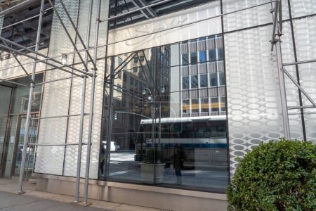Photo for Signature Bank. March 18, 2023, New York, New York, USA: View of Signature Bank branch in Midtown Manhattan on March 18, 2023 in New York City.   The Bank was taken over by New York State Federal Deposit Insurance Corporation (FDIC) a - Royalty Free Image