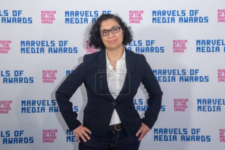 Photo for 2nd Annual Marvels Of Media Awards. March 30, 2023, New York, New York, USA: Sophia Kyriacou attends the Marvels of Media Awards at the Museum Of The Moving Image on March 30, 2023 in New York City. - Royalty Free Image