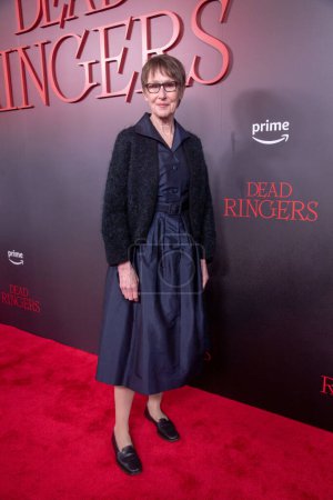 Photo for Amazon Prime Video's "Dead Ringers" World Premiere. April 03, 2023, New York, New York, USA: Susan Blommaert attends the world premiere of Prime Video's "Dead Ringers" at Metrograph on April 03, 2023 in New York City - Royalty Free Image