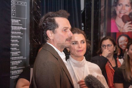 Photo for The Americans FX Series 10th Anniversary Celebration. April 12, 2023, New York, New York, USA: Matthew Rhys and Keri Russell attend The Americans FX series 10th anniversary celebration at Paley Center For Media - Royalty Free Image