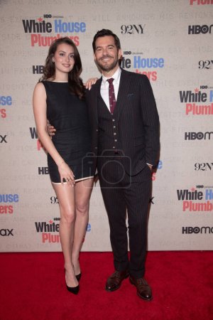 Photo for HBO's White House Plumbers New York Premiere. April 17, 2023, New York, New York, USA: Peter Huyck (R) attends HBO's White House Plumbers New York Premiere at 92nd Street Y on April 17, 2023 in New York City. - Royalty Free Image