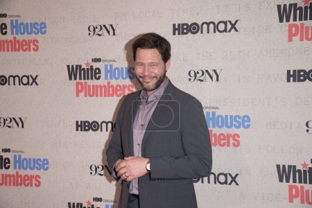 Photo for HBO's White House Plumbers New York Premiere. April 17, 2023, New York, New York, USA: Ike Barinholtz attends HBO's White House Plumbers New York Premiere at 92nd Street Y on April 17, 2023 in New York City. - Royalty Free Image